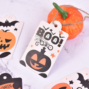 Etiquetas de Papel Temáticas de Halloween com Tema de Terror e Fantasmas, Decoração para Festas e Festivais, Presentes, Marcadores de Livro, Adereços para Atmosfera Festiva - Product Image 6