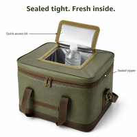 Sac isotherme de luxe portable 15L à fermeture éclair hermétique pour garder les aliments frais – Offre spéciale