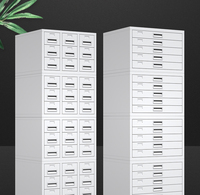 High Quality Water Proof All Metal 72 Drawers Hospital Laboratories Microscope Slide Tray Cabinet on Sale