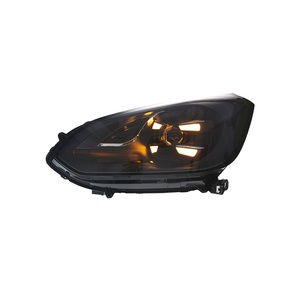 Conjunto de Faros Delanteros Modificados 21 para Fit, Luz LED de Circulación Diurna, Lente con Señal de Giro Dinámica, Fuente de Luz LED de 12V, Brillante y Eficiente - Product Image 2