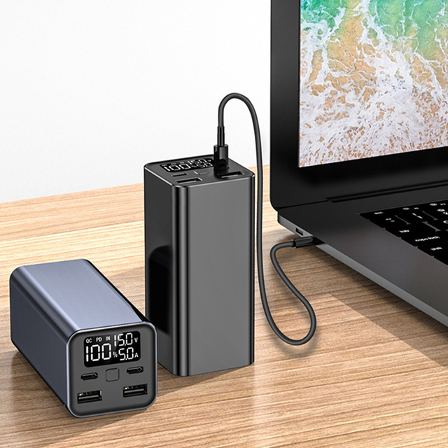 Wholesale PD65w 100w Laptop Charging Power Bank High Power 20000 MAh Fast Charging Mobile Power Supply