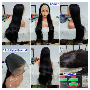 Letsfly Pelucas Frontales de Encaje 13x6, Cabello Natural 10A, 200% de Densidad, de 18 a 32 Pulgadas, 30 Pulgadas, Lisas, Ondas de Agua, Ondas Profundas, 100% Cabello Humano - Product Image 2