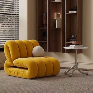 Fauteuil moderne en tissu de designer <span class=keywords><strong>scandinave</strong></span> canapé de salon paresseux pour salon chambre à coucher <span class=keywords><strong>ameublement</strong></span> - Product Image 5
