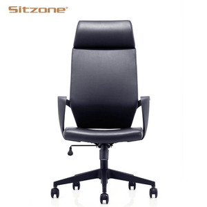<strong>Heated</strong> Modern Genuine Black Leather Swivel Executive Luxury <strong>Office</strong> <strong>Chair</strong> - Product Image 2