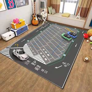 <span class=keywords><strong>Tapis</strong></span> de jeux d'eau pour enfants, carte de ville pour roues chaudes, course sur piste et jouets, <span class=keywords><strong>tapis</strong></span> de sol pour voitures pour chambre de garçons en bas âge - Product Image 4