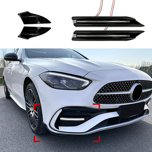 Brabus Daytime Running Light Corner Trim For Mercedes-Benz C-Class W206 LED Black ABS 2022+ - Product Image 1