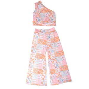 Conjunto de Pantalones y Top con Tirantes Ajustables para Niños Pequeños, Diseño de Color Sólido, Ropa Cómoda para Bebés, Sudadera de Nailon/Algodón para Otoño - Product Image 5