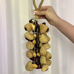 Wholesale Natural Nut Shell Wind <b>Chime</b> <b>Bell</b> for Sound Therapy Sound Healing for Yoga Meditation Relaxation Home Decor - Product Image 5