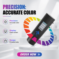Alat Uji Perbedaan Warna Saku, Colorimeter Portabel untuk Inspeksi QC Plastik, Pelapis & Cat Refinish Otomotif
