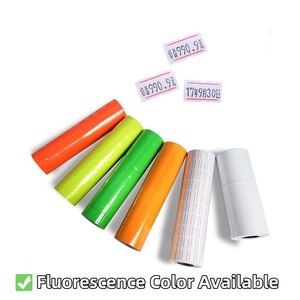 10 Rollos/Tubo 500 Piezas Etiquetas de Precio de 12x21mm Etiquetas de Precios Escribibles Compatibles con Pistola de Precios para Supermercado - Product Image 3