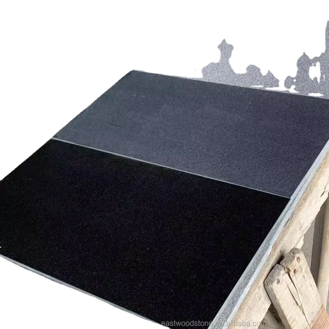 Los fabricantes suministran Shanxi piedra negra China lápida negra entierro rural tableta de piedra grabada granito negro