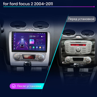 Junsun V1 RU Stock CarPlay pour Ford Focus 2 Mk2 2004-2011 Android Auto GPS Navigation Autoradio Multimédia pour Ford Focus 2 Mk2
