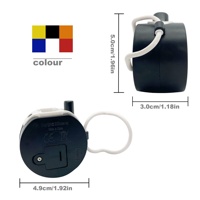Compteur numérique électronique en plastique à 5 chiffres avec écran LCD, conception étanche pour usage sportif et industriel