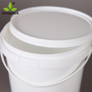 <b>Logistics</b> <b>Packaging</b> 4L Recyclable Food Grade Plastic Pails with Lid and Handle for Paint and Food <b>Packaging</b> - Product Image 4