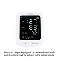 Tensiomètre CONTEC à Grand Écran LED Contec08E, Grande Capacité de Stockage, PNI, Fréquence Cardiaque, Brassard Adulte