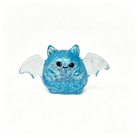 Jouet à presser Squishies en maltose à remontée lente, en forme de citrouille, chauve-souris et fantôme, thème Halloween, rempli de maltose, entrepôt USA