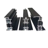 Profilé en aluminium thermo-isolant Extrusion de cadre de fenêtre Prix de gros par kg Persienne coupe-vent à ouverture horizontale Design moderne