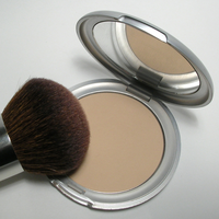 Boîtier compact de luxe en plastique PVA pour poudre pressée, emballage vide pour fard à joues et correcteur avec impression personnalisée (matériau recyclé)