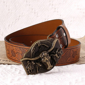 Cinturón de PU de Moda Estilo Occidental con Hebilla de Aleación para Hombre, Marca <span class=keywords><strong>LUPU</strong></span>, 3.8cm de Ancho, Venta al por Mayor, Europa y EE. UU. - Product Image 2