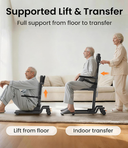 Silla Elevadora Eléctrica para Pacientes, Dispositivo de Transferencia y Recuperación de Caídas con Operación de Una Sola Persona para Distribuidores Médicos - Product Image 3