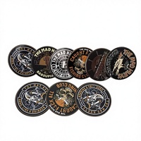 Sous-verres en papier personnalisés, écologiques, absorbants, avec motifs de dessins animés en couleur, pour le bureau, l'hôtel, les tasses à thé, les tasses à bière