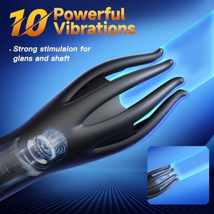 Vibrateur Masturbateur Masculin avec 10 Modes de Vibration et Rotation à 360° °   Machine de stimulation sexuelle enveloppante pour gland et tétons, jouet sexuel pour adultes - Product Image 4