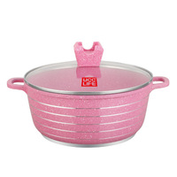 Ensemble de casseroles UCC LIFE Line 10 pièces, antiadhésif, avec casserole, marmite, poêle à frire profonde, design américain/minimaliste et ustensiles