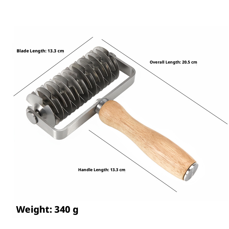 Silver Pizza scoring knife-430 material