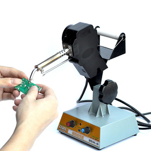 Máquina automática de alimentación de <span class=keywords><strong>estaño</strong></span>, soldador de Pedal termostático ajustable <span class=keywords><strong>con</strong></span> pistola de <span class=keywords><strong>soldadura</strong></span>, máquina de soldar de acero inoxidable, 2 unidades - Product Image 1