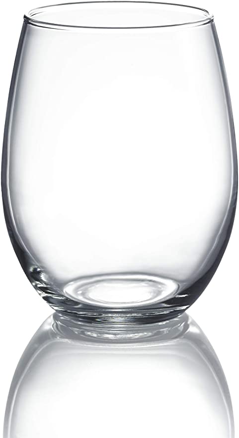 450ml Fast Delivery Support Customiaztion Perfection Stemless Wine Glass 15 oz  Clear glass cup