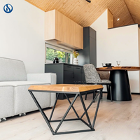 Maison préfabriquée mobile extensible de luxe de 20 pieds, kits de cabane en verre de type conteneur d'Asie, bureau, espace de couchage, mini-salon, villa