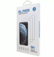 Protecteur d'écran en verre trempé transparent 2.5D 3 pièces pour iPhone 13 12 11 XS MAX XR 7/8 plus protecteur d'écran de téléphone