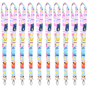Custom Thermal Transfer Lanyard Promotional Party Supplies with Hook and Animation Picture