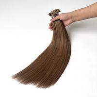Extensions de cheveux 100% naturels vierges européens, à kératine pré-collée, double trame, double tirage, pointe en U, pointe en forme de clou
