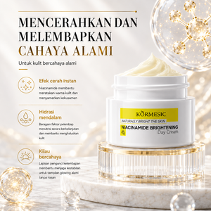 KORMESIC Crema Facial con Niacinamida 10g Certificada por Bpom, Crema de Día Iluminadora, Hidratante y Blanqueadora - Product Image 3