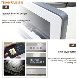 Espositore Pieghevole Multi-Griglia <span class=keywords><strong>per</strong></span> Campioni di Quarzo e Marmo, Catalogo Personalizzabile, Libro Campionario di Piastrelle - Product Image 5