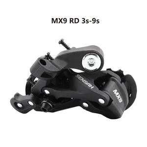 Dérailleur de vélo pliant SENSAH MX9 RX 3X9 27 <span class=keywords><strong>vitesses</strong></span>, levier de <span class=keywords><strong>vitesses</strong></span> RX 3S, dérailleur arrière MX9 3S/5S/9S pour vélo pliant 412 - Product Image 3