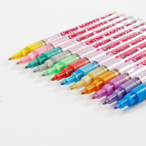 Dropshipping Art Marker Products <span class=keywords><strong>Amazon</strong></span> Venta caliente Glitter Gel Pen para tarjeta DIY - Product Image 3