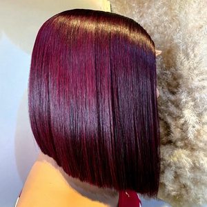 Peluca de Cabello Humano Vietnamita 12A SDD, Corte Recto, Color Liso, con Cierre de Encaje <span class=keywords><strong>HD</strong></span> 2x6, Sin Pegamento, para Mujer - Product Image 6