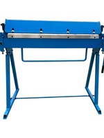 2.5*1220mm Metform cintreuse de plaques manuelle plieuse pour le travail de la tôle