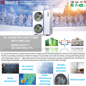 Pompe à chaleur air-eau 15,6 kW R290 EVI, contrôle intelligent par application, haute efficacité, résidentiel et commercial - Product Image 6