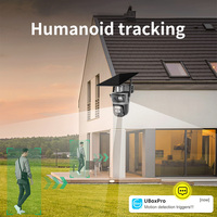 Cámara PTZ Solar VESAFE 4G 6MP para Exteriores, Visión Nocturna a Todo Color 24H, Lente Dual, Domo, Sistema de Vigilancia de Seguridad Inteligente para el Hogar