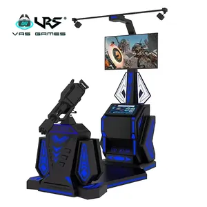 متنزه شخص واحد محاكاة الواقع الافتراضي 9D VR Gatling لعبة اطلاق النار محاكاة VR معدات لعبة الشركة المصنعة