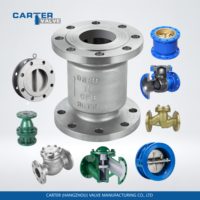 Clapet anti-retour à bride Carter NRV OEM en acier inoxydable 304/316 GGG40/GGG50, type Wafer à souder, engrenage conique, électrique pneumatique Exd