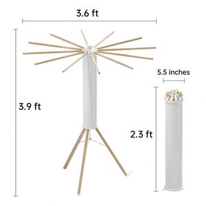 <span class=keywords><strong>Tendedero</strong></span> de Ropa con Diseño Moderno, de Pie, para Interiores, Sin Necesidad de Instalación, <span class=keywords><strong>Tendedero</strong></span> Plegable para Balcón - Product Image 2