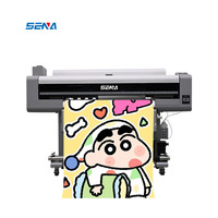 Impresora de Formato Ancho de 1 m, Impresora Digital de Inyección de Tinta UV de 6 Colores, Impresión 3D Personalizada para Papel, Papel Tapiz, Vinilo para Automóviles, Tela, Cuero, Cortinas