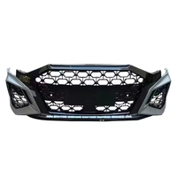 Nouveau pare-chocs avant style RS3, kit carrosserie de remplacement S3 avec feux antibrouillard, calandre noire en nid d'abeille, compatible avec Audi A3 8Y 2020-2024