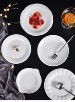 Restaurant Vaisselle Passe au lave-vaisselle Chargeur rond blanc de 10 pouces Assiette de service en mélamine
