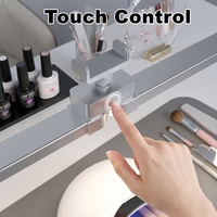 Lampe de table pour technicien ongulaire avec support pour téléphone, 30 pouces, lumière de bureau professionnelle pliable, commande tactile, 3360LM CRI90