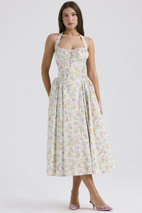 Nouvelle arrivée Robe longue fluide de style bohème pour <span class=keywords><strong>les</strong></span> fêtes, robe moulante en forme de A, imprimé estival, robe de <span class=keywords><strong>vacances</strong></span> - Product Image 5